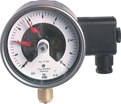 Exemplary representation: Vertical contact pressure gauge